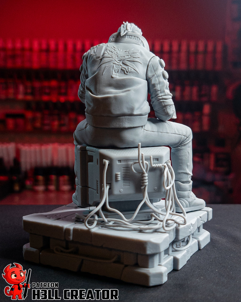 Geralt of Rivia (The Witcher) resin figure by h3LLcreator — studio render 13