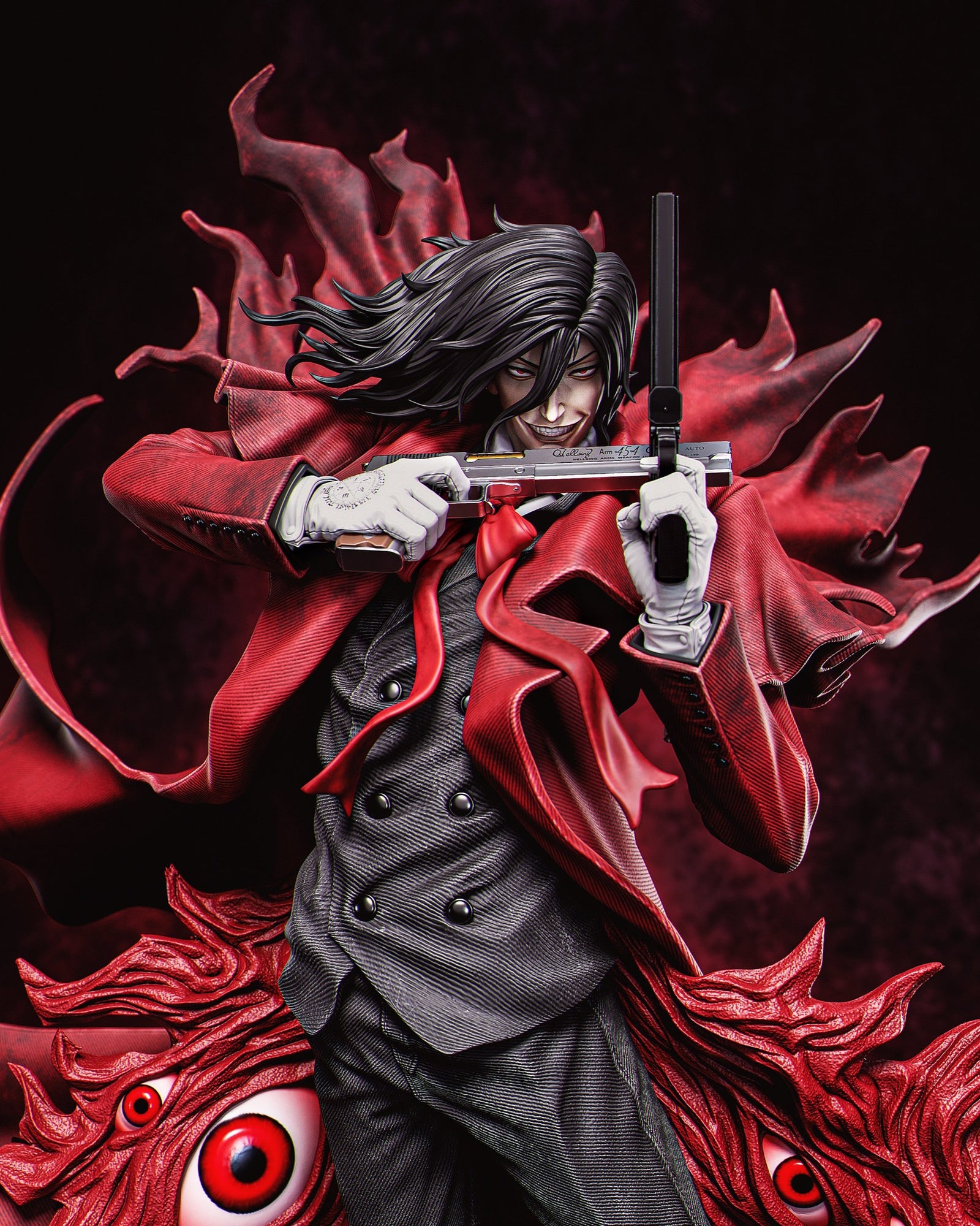 Alucard Hellsing resin figure by CA 3D Studios — studio preview 1