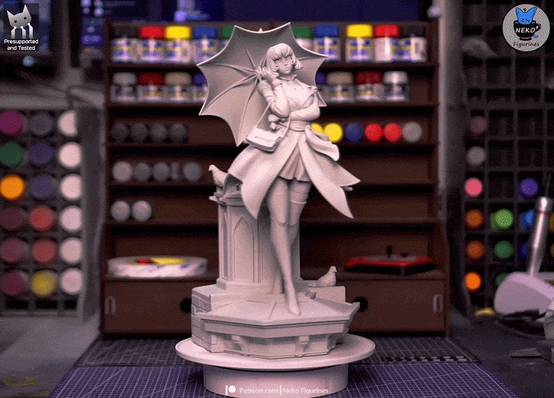 Mina (Deadlock) resin figure by Neko Figurines — studio render 4