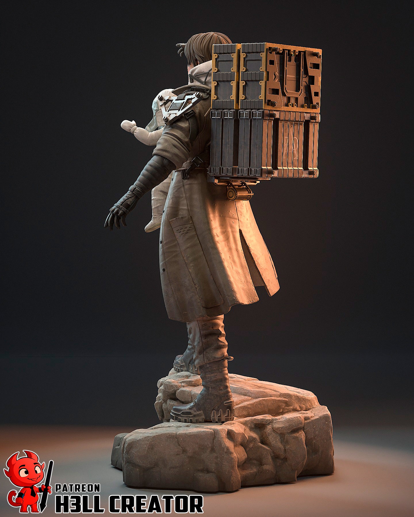 Sam Porter Bridges (Death Stranding) resin figure by h3LLcreator — studio render 9