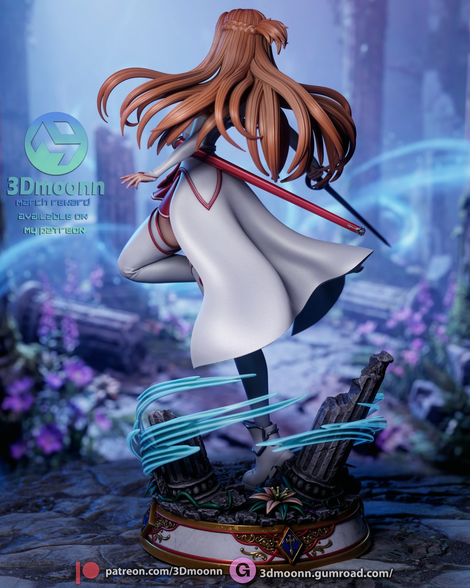 asuna yuuki sword art online 3dmoonn asunasword