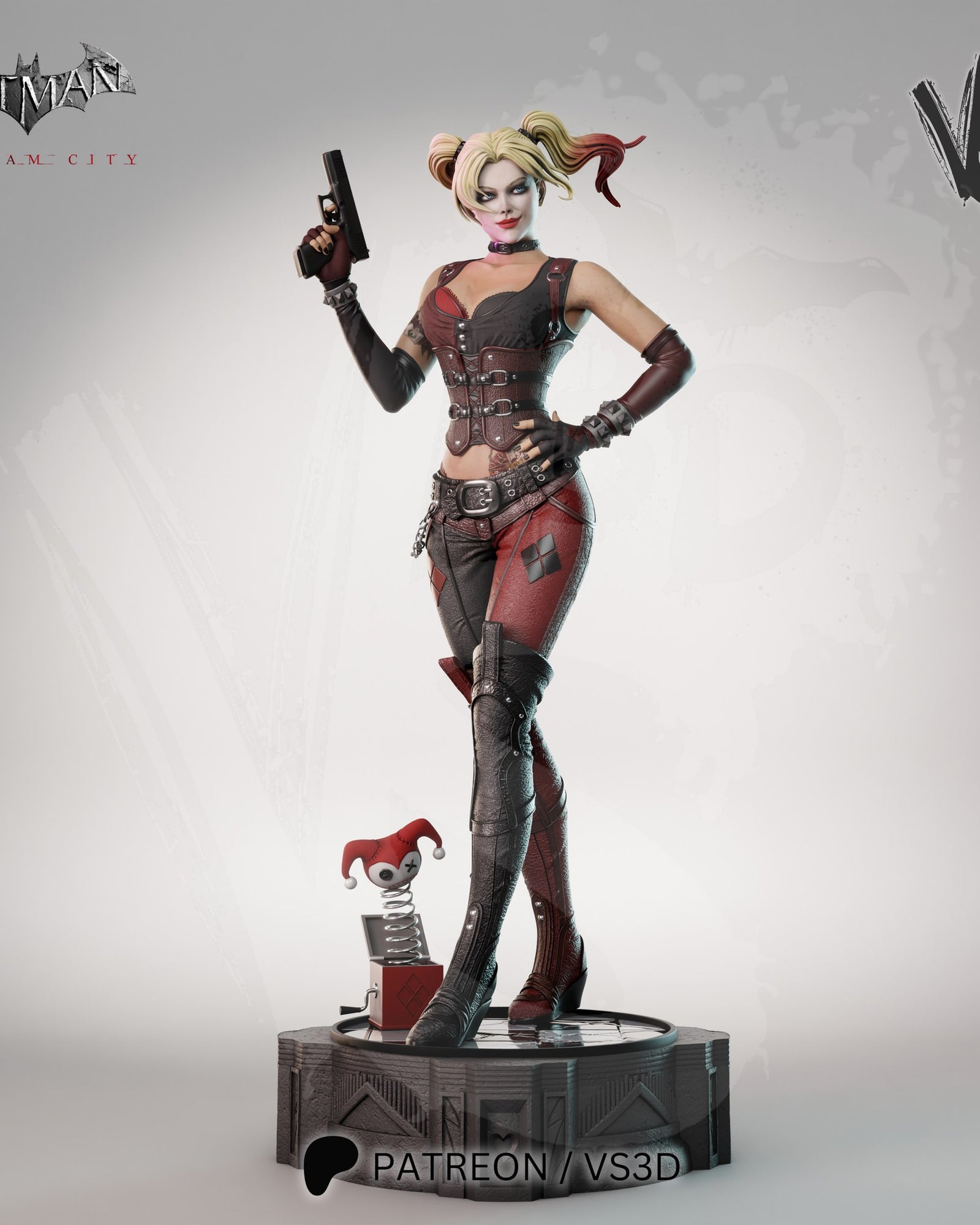 harley quinn dc vs3d arkham