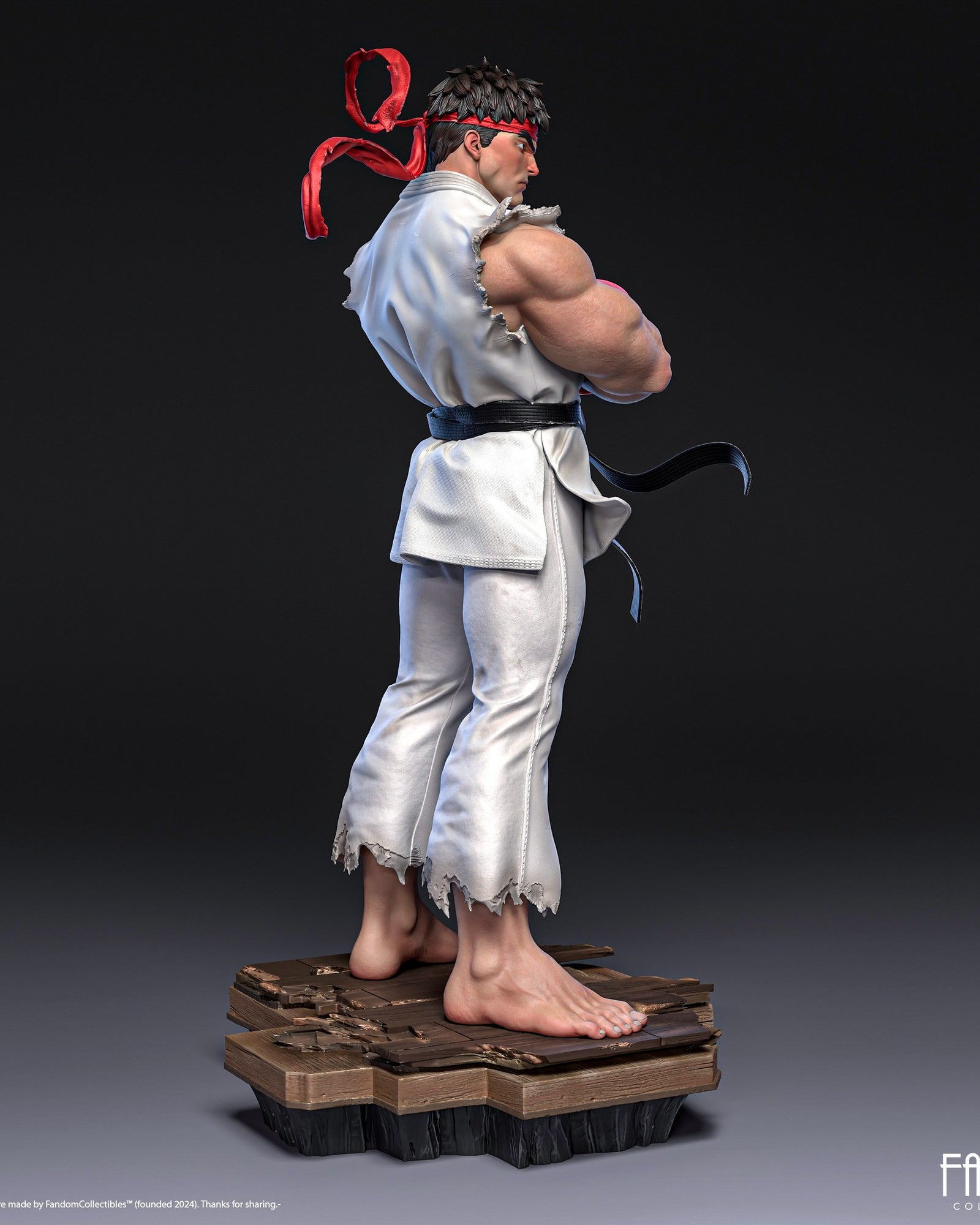 ryu street fighter fandom 3d print model stl