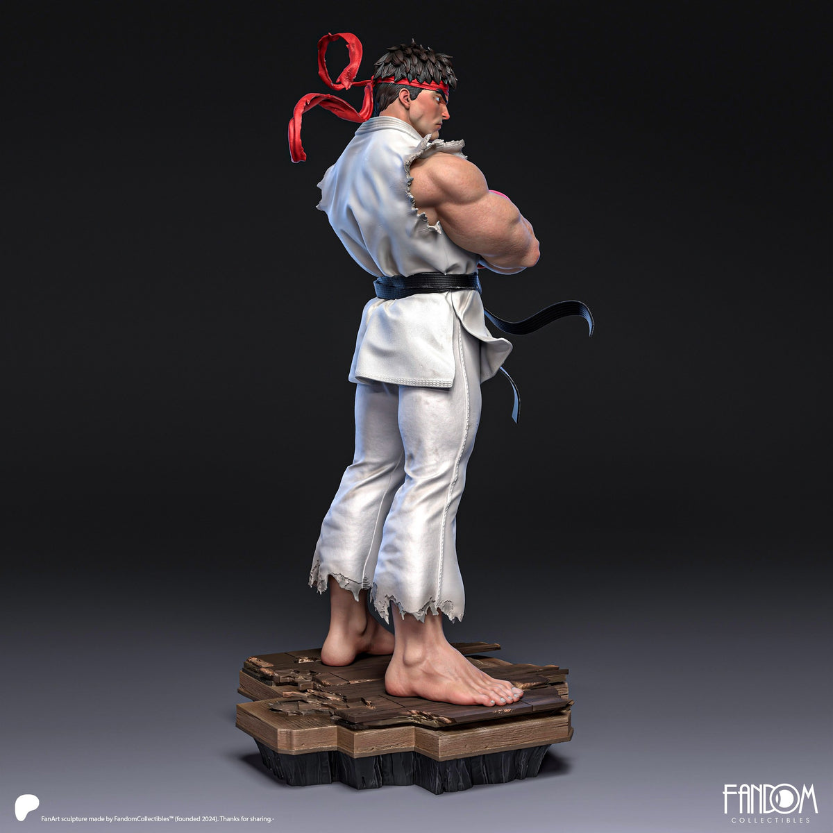 ryu street fighter fandom 3d print model stl