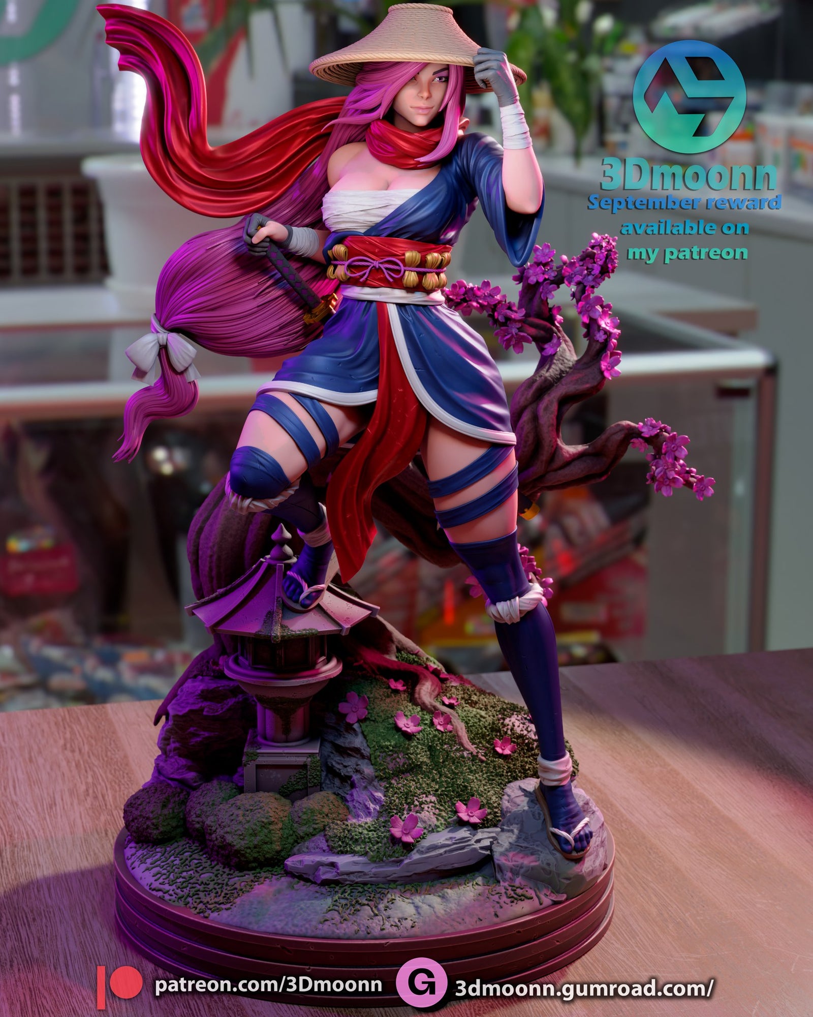 psylocke marvel 3dmoonn