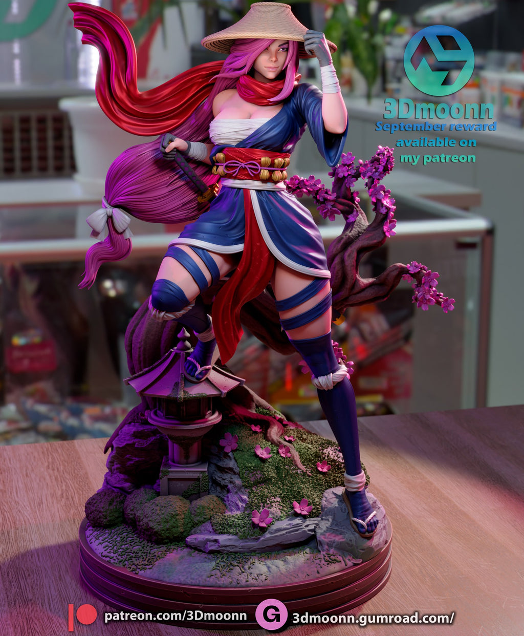 psylocke marvel 3dmoonn