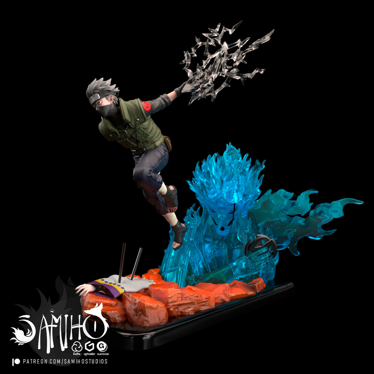 kakashi hatake naruto samiho studios and susanoo