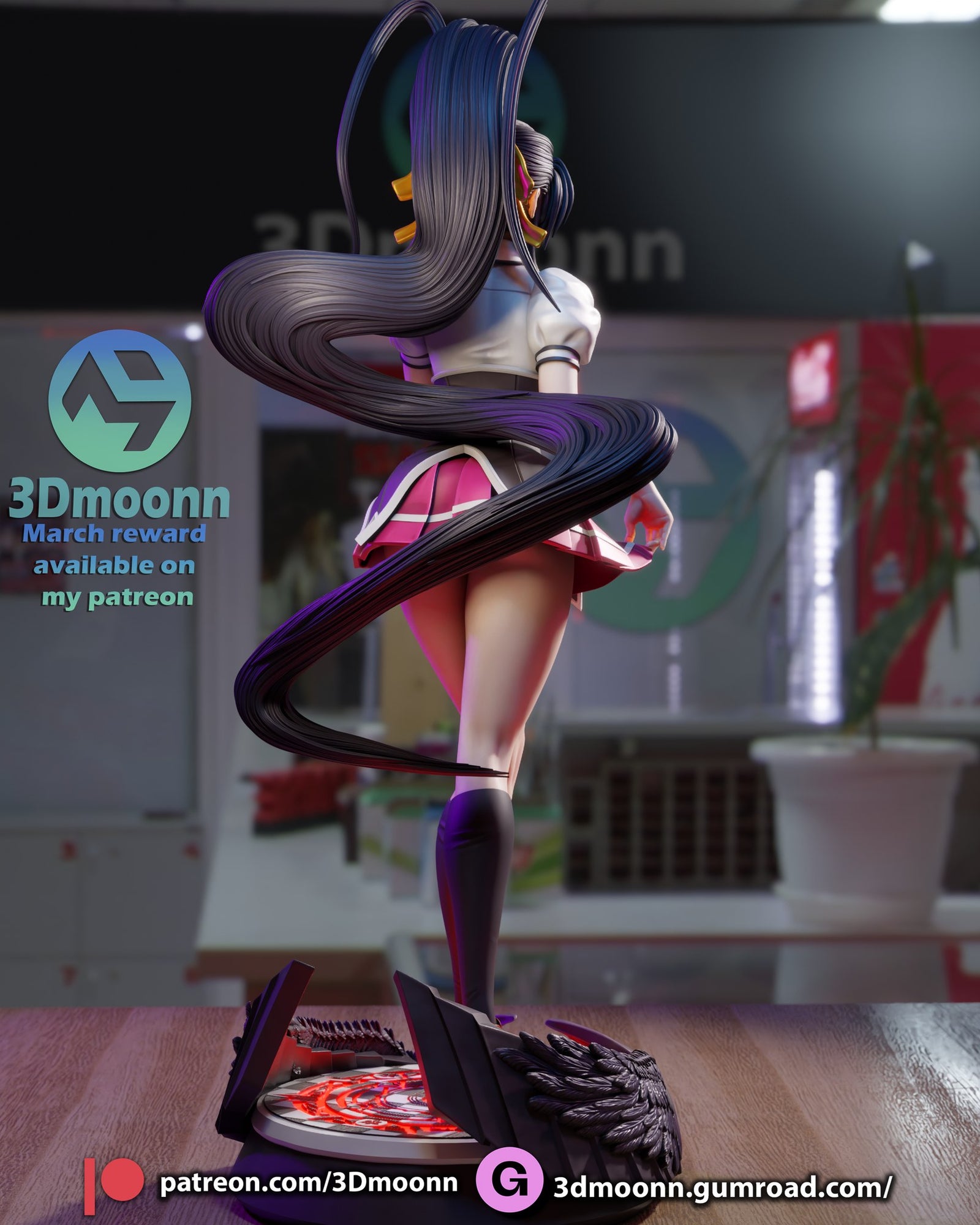 Akeno Himejima — studio render 4