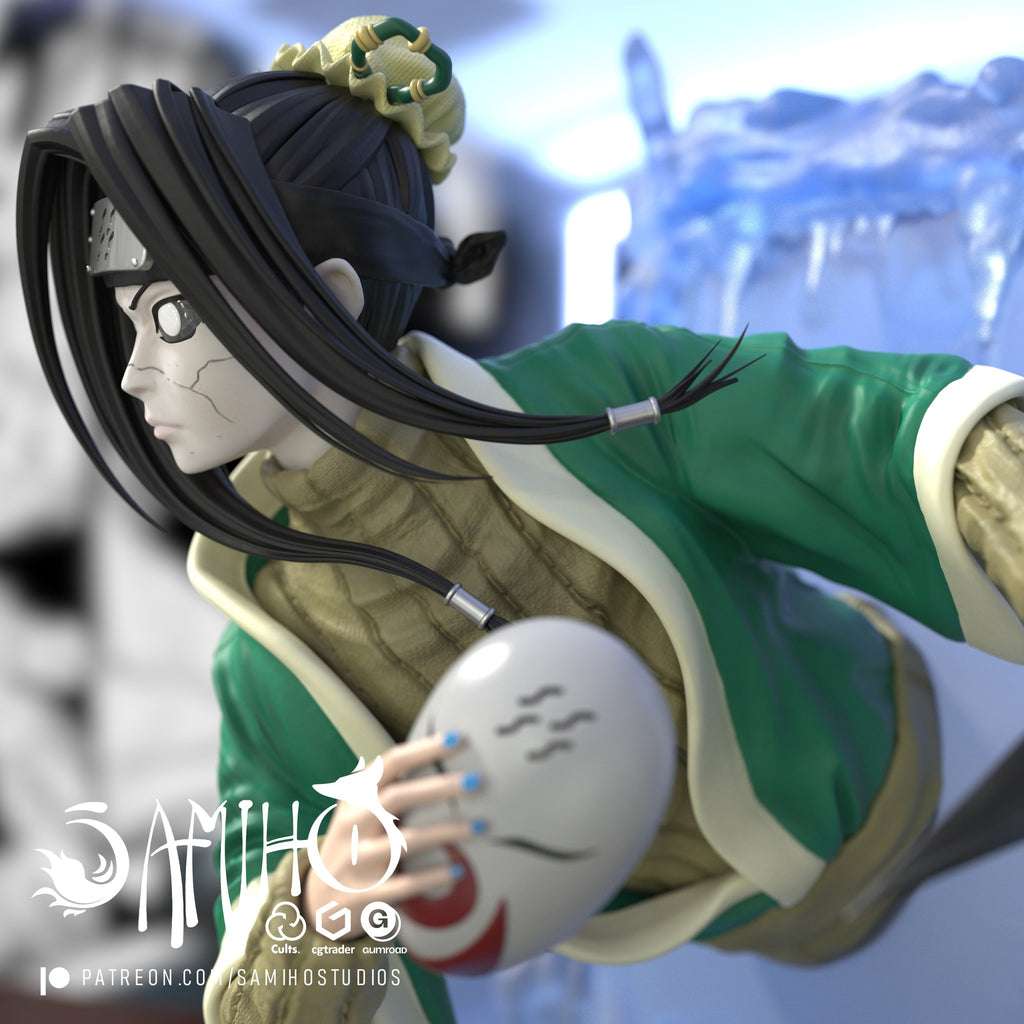 haku naruto samiho studios crystal mirror