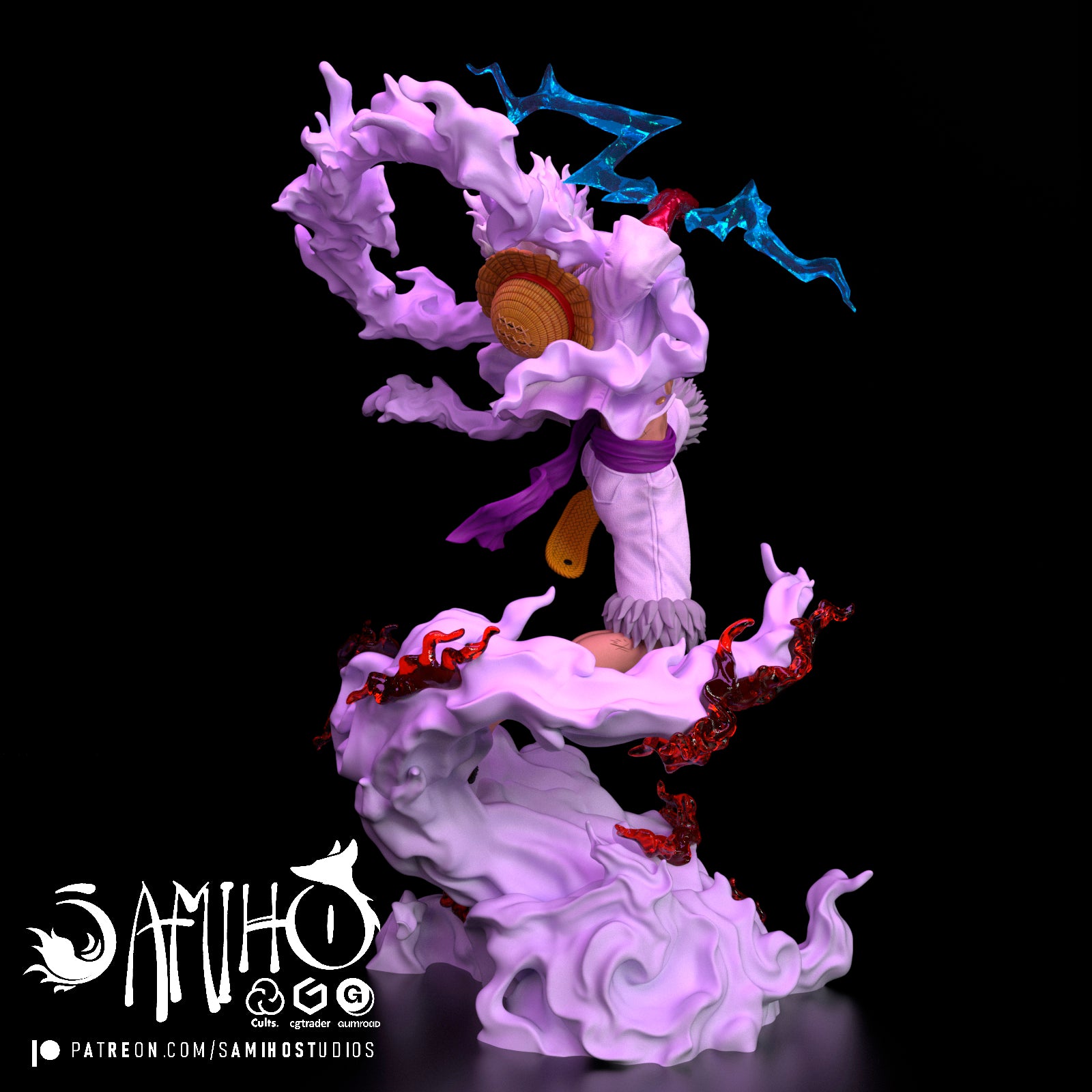 monkey d luffy one piece samiho studios nika
