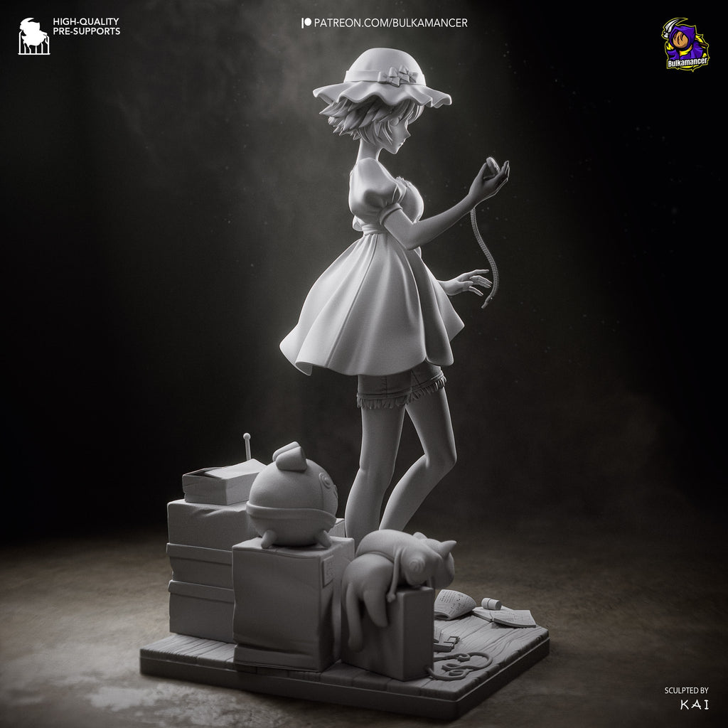 Mayuri Shiina (Steins Gate) resin figure by Bulkamancer — studio render 16