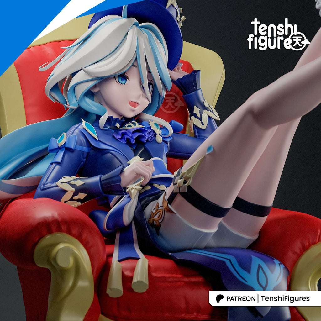 Furina de Fontaine (Genshin Impact) resin figure by Tenshi Figures — studio render 2