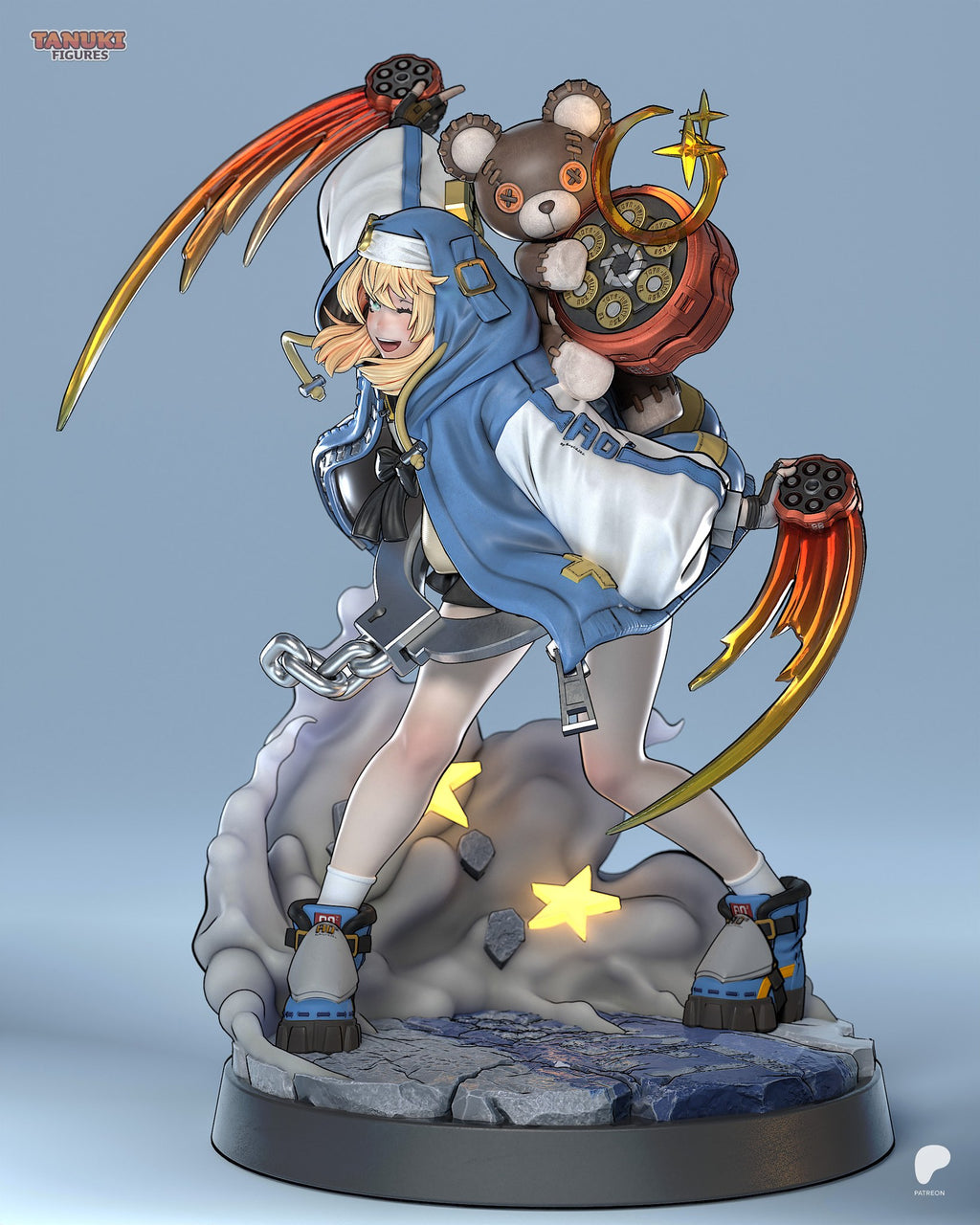 Bridget (Guilty Gear) resin figure by Tanuki Figures — studio render 5