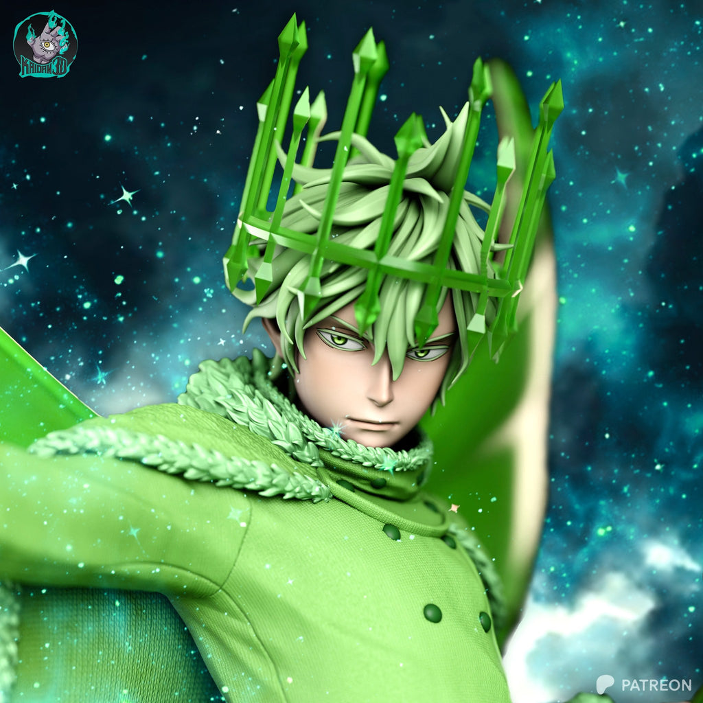 Yuno (Black Clover) resin figure by Kaidan 3D — studio render 5