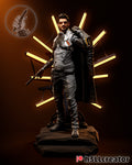 Adam Jensen (Deus Ex) resin figure by h3LLcreator — studio render 1