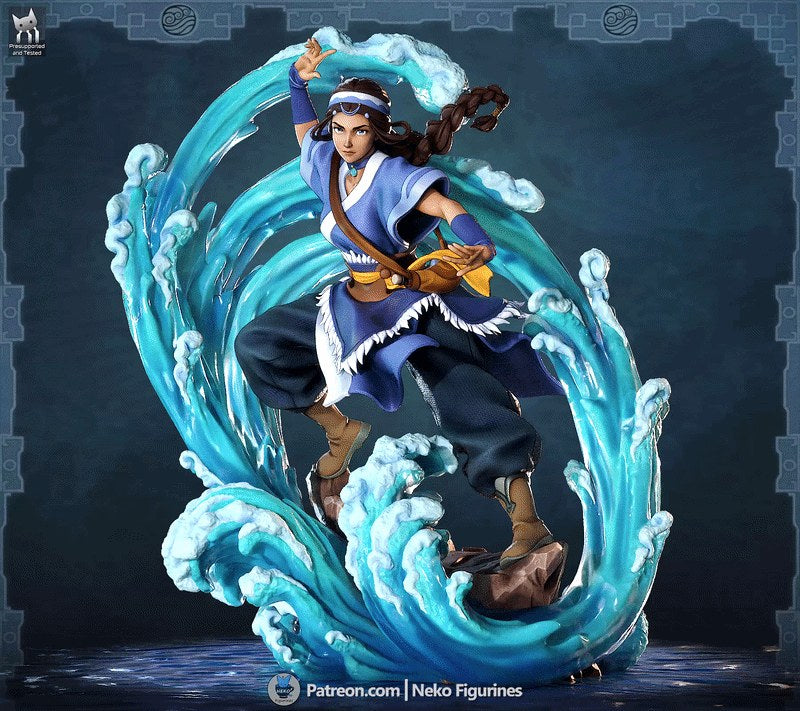Katara (Avatar The Last Airbender) resin figure by Neko Figurines — studio render 2