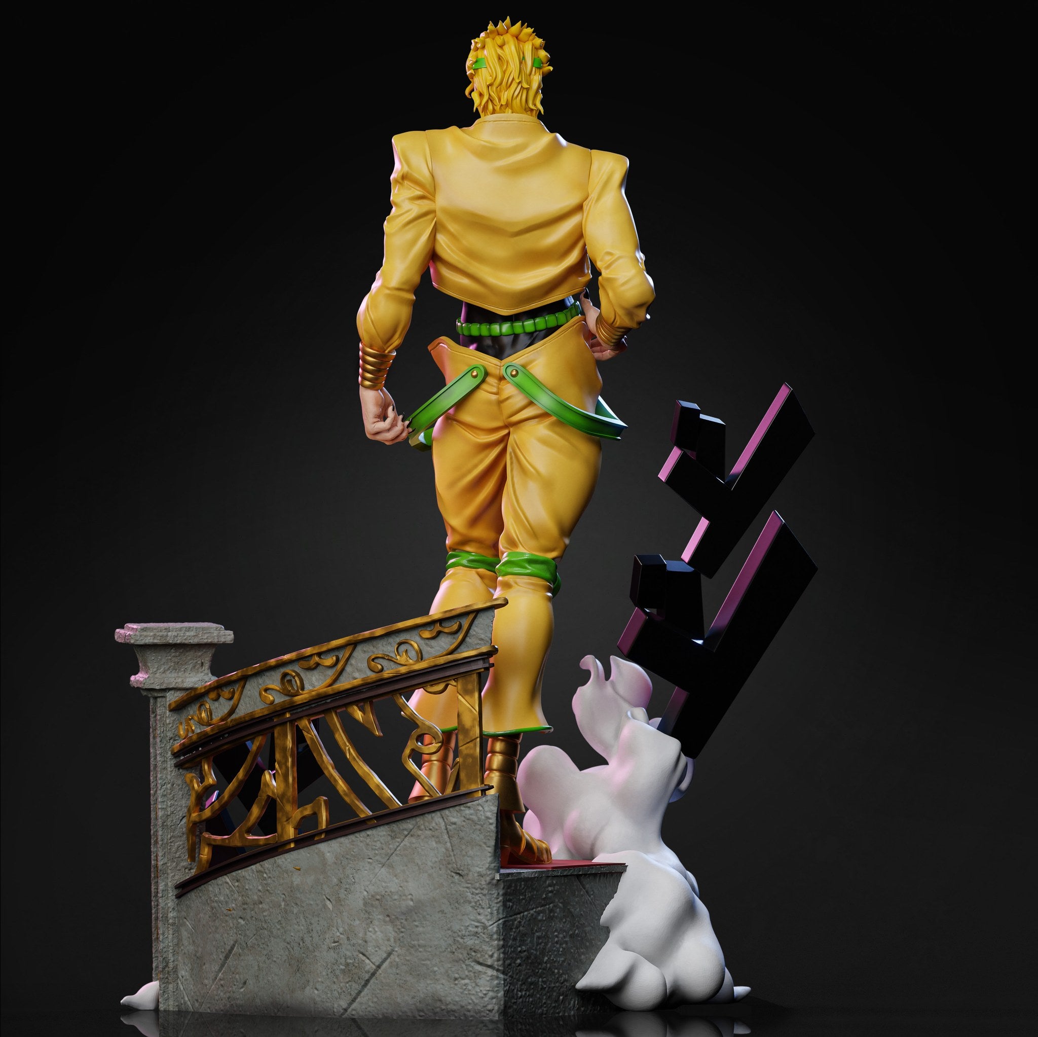 Dio Brando (Jojo's Bizarre Adventure) resin figure by Tenshi Figures — studio render 3