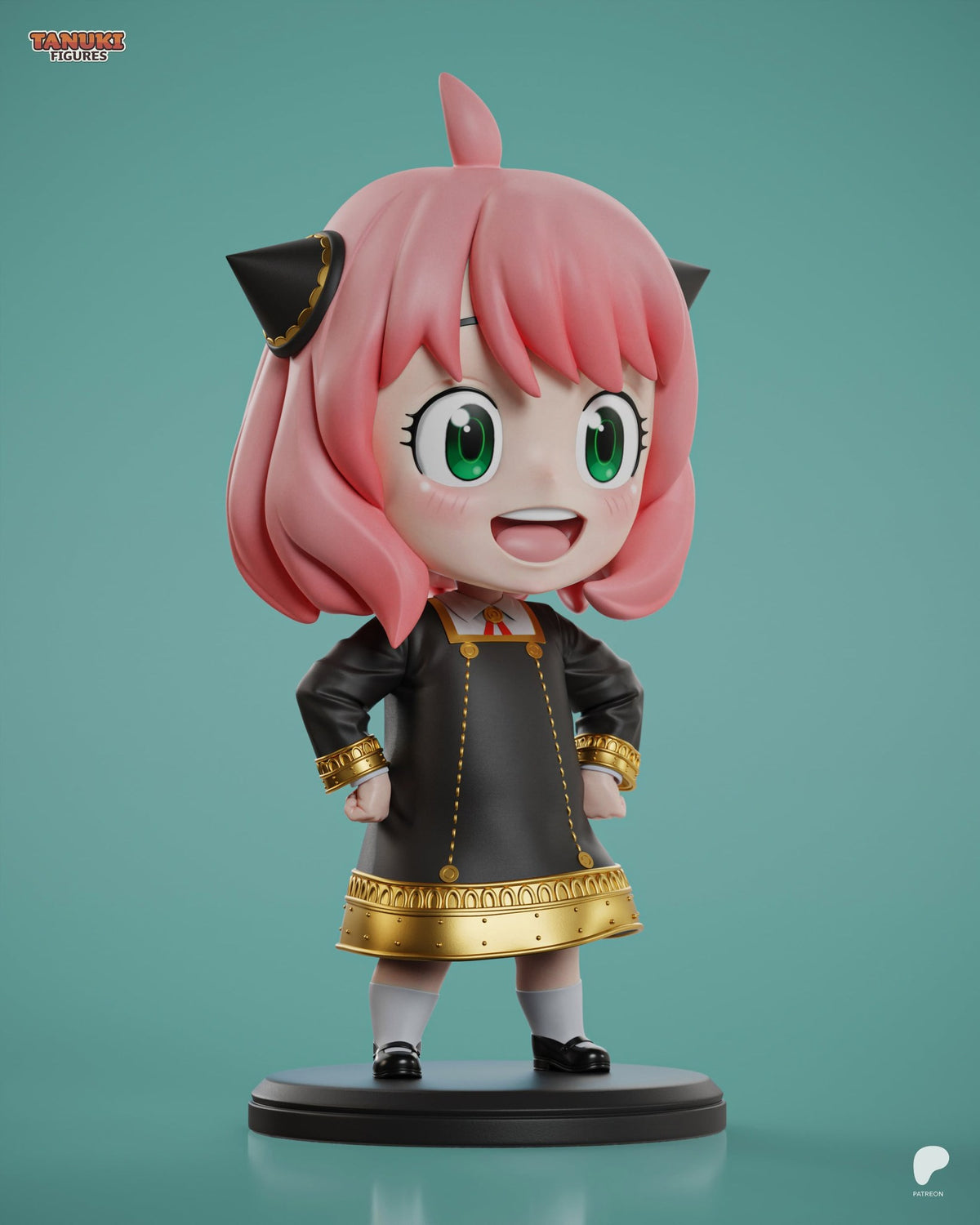 Anya Forger (Spy x Family) resin figure by Tanuki Figures — studio render 3