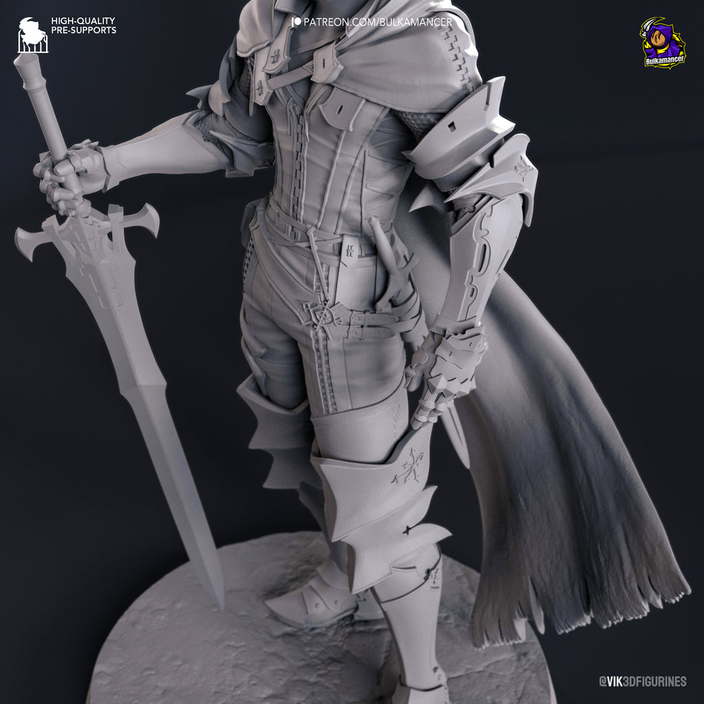 Clive Rosfield (Final Fantasy) resin figure by Bulkamancer — studio render 15