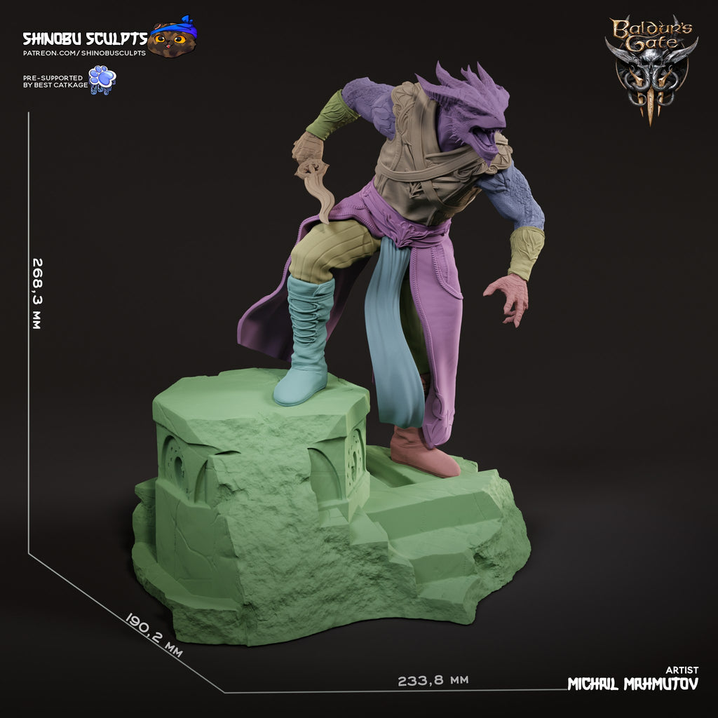 Dark Urge (Baldur's Gate) resin figure by Shinobu Sculpts — studio render 6