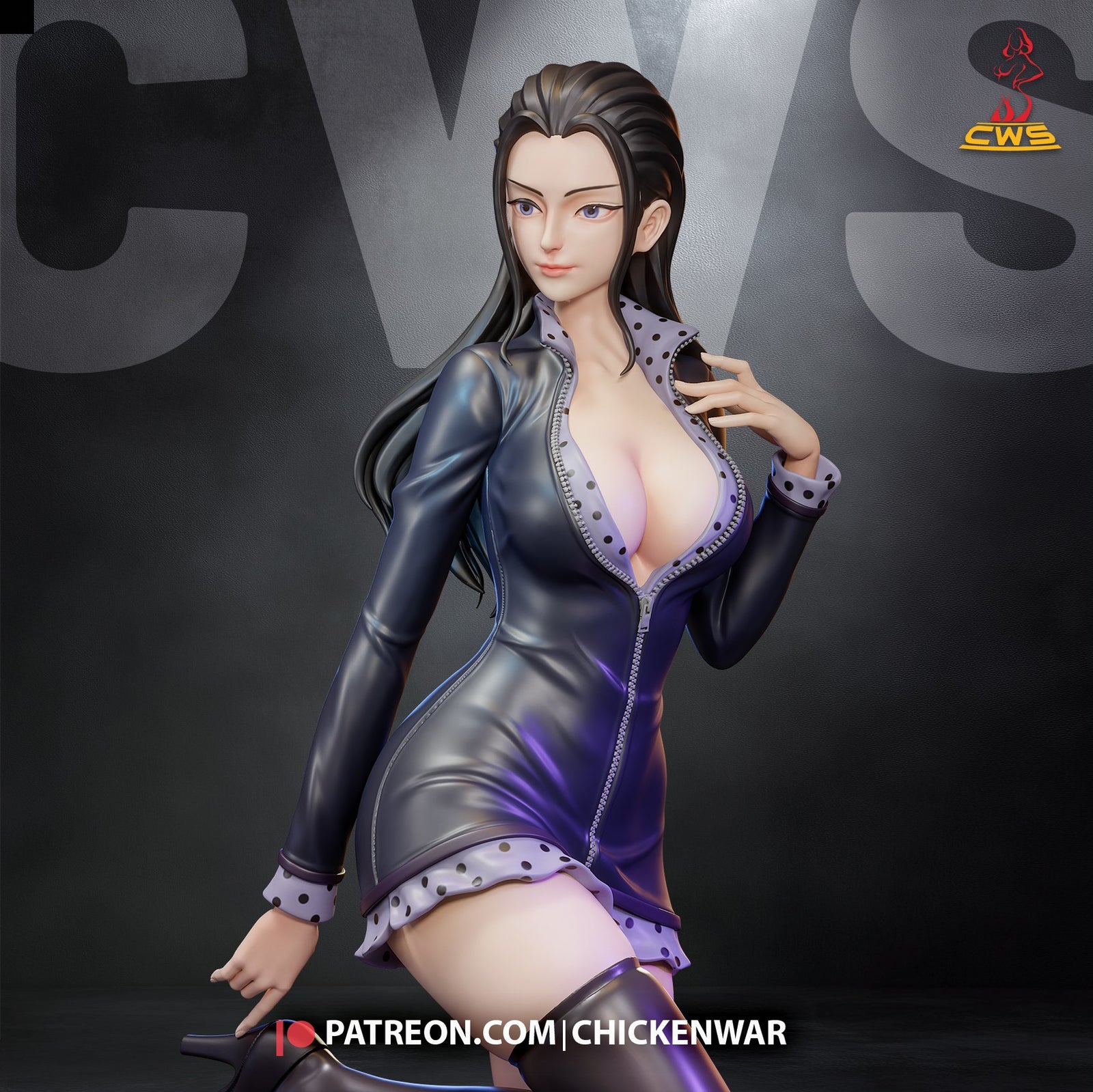 Nico Robin (One Piece) resin figure by CW Studio — studio render 5