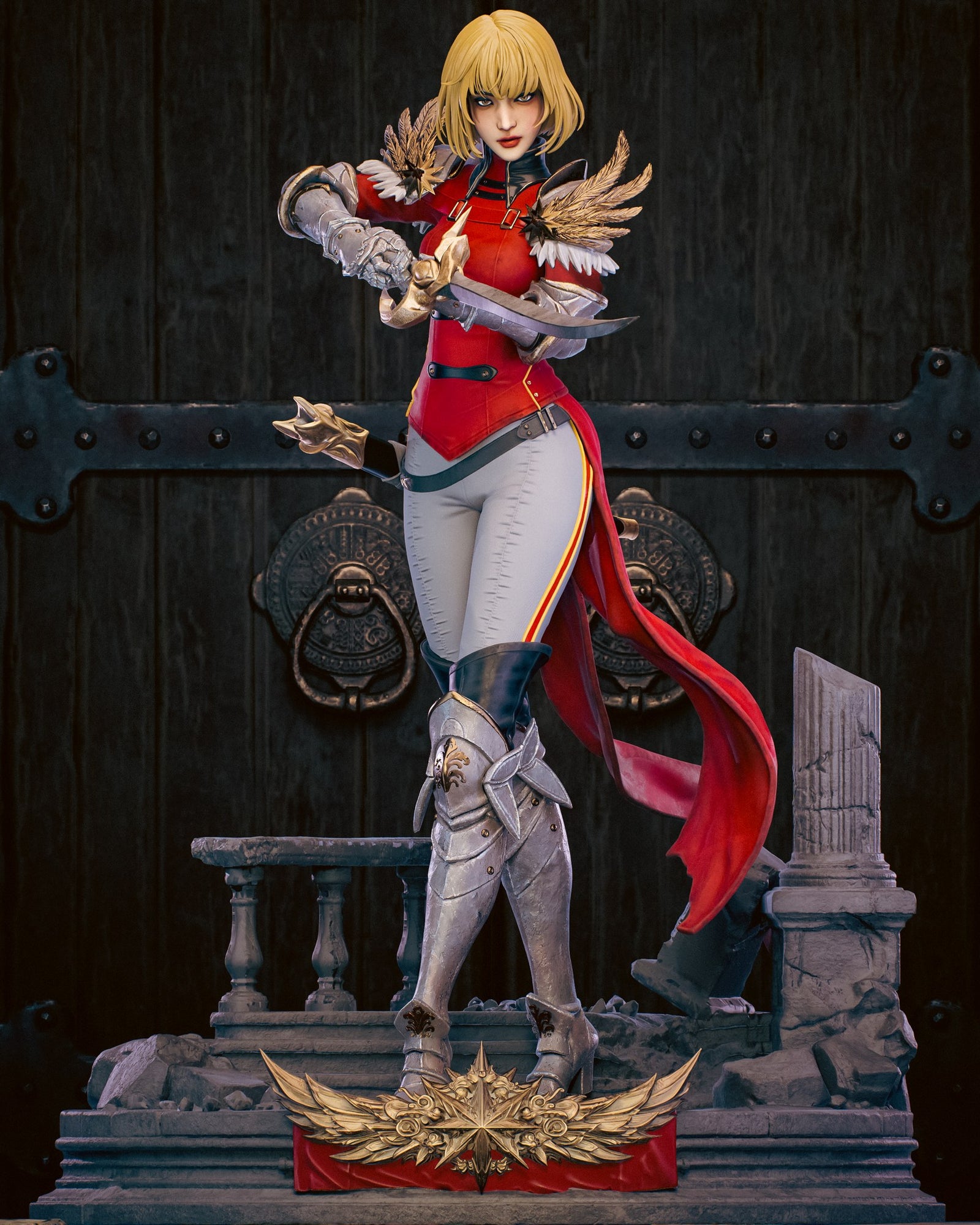 Cha Hae-In Solo Leveling resin figure by CA 3D Studios — studio preview 1