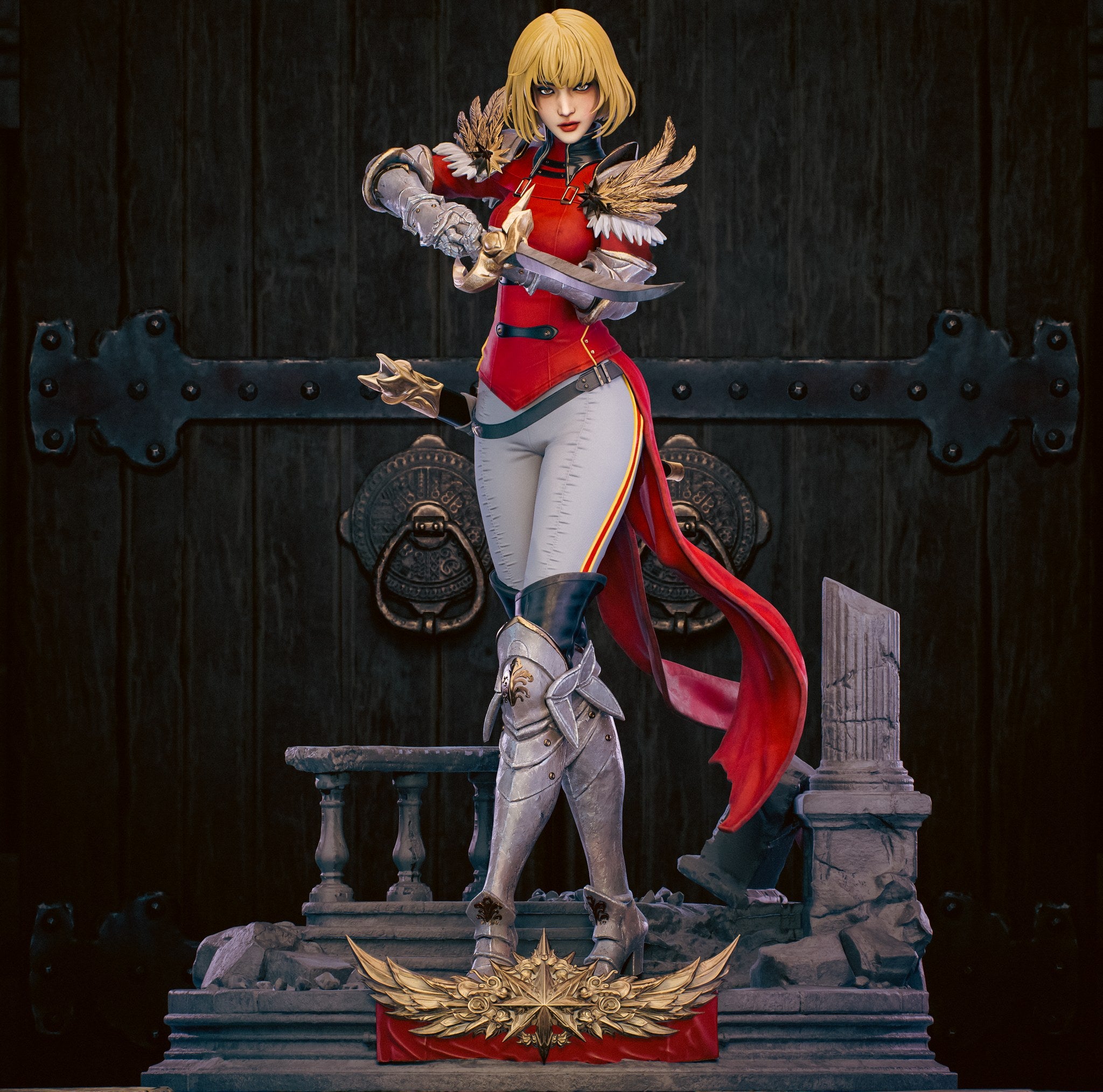 Cha Hae-In Solo Leveling resin figure by CA 3D Studios — studio preview 1