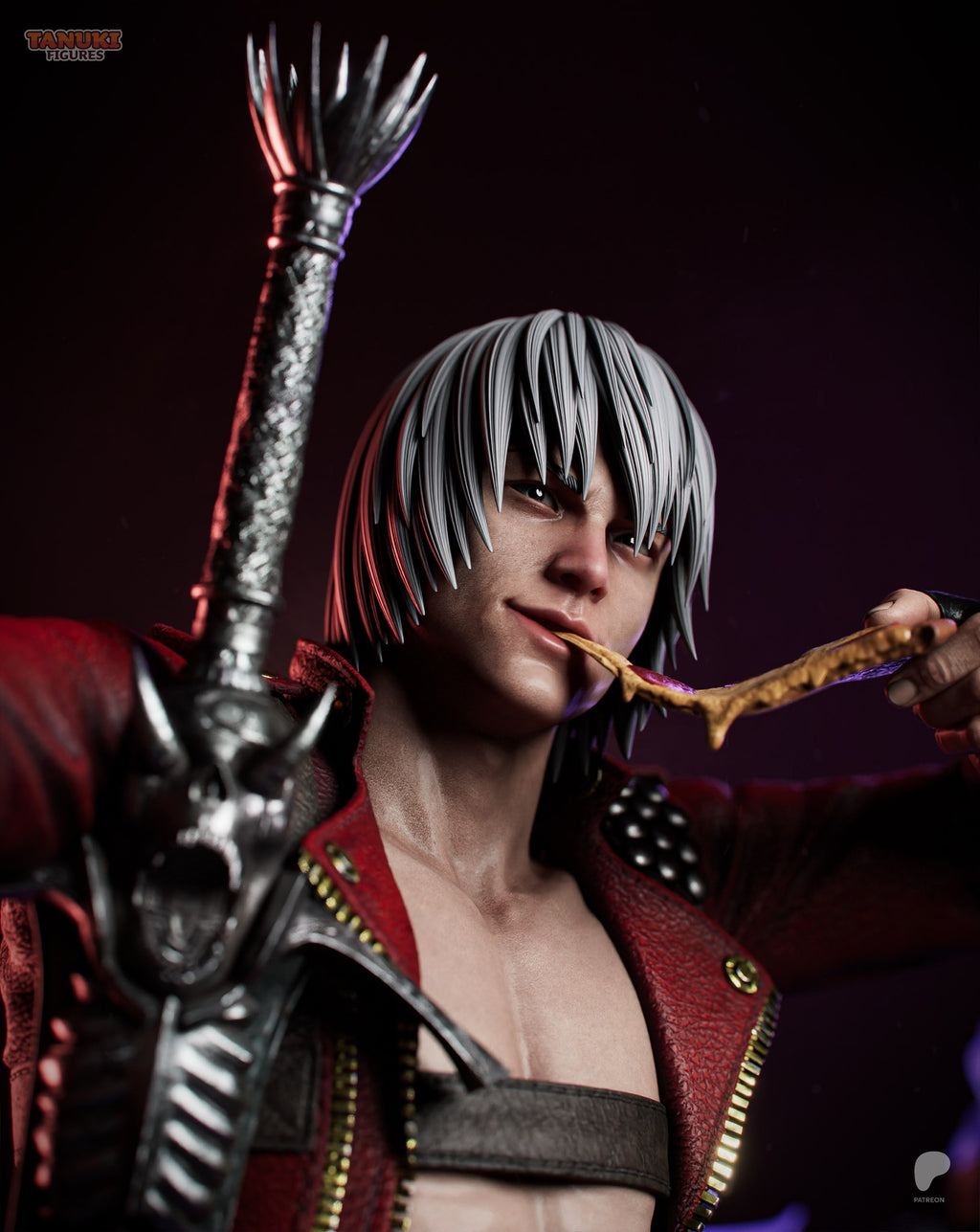 Dante (Devil May Cry) resin figure by Tanuki Figures — studio render 6