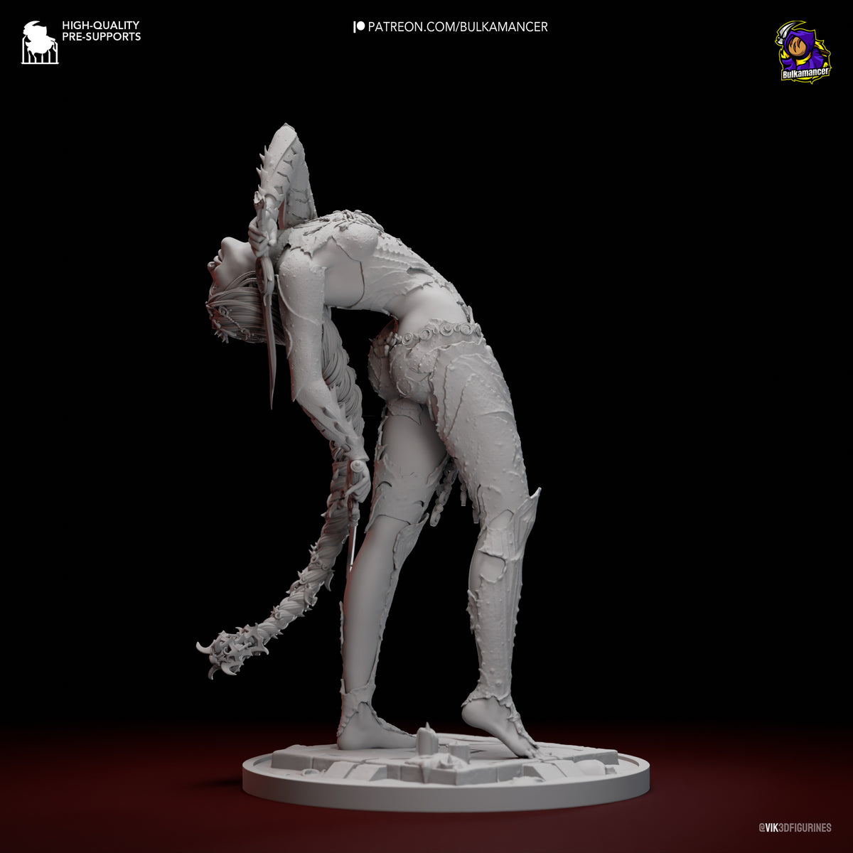 Orin the Red (Baldur's Gate) resin figure by Bulkamancer — studio render 8
