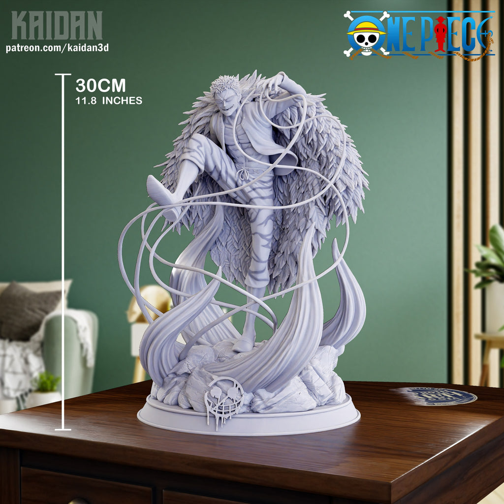 Doflamingo (One Piece) resin figure by Kaidan 3D — studio render 5