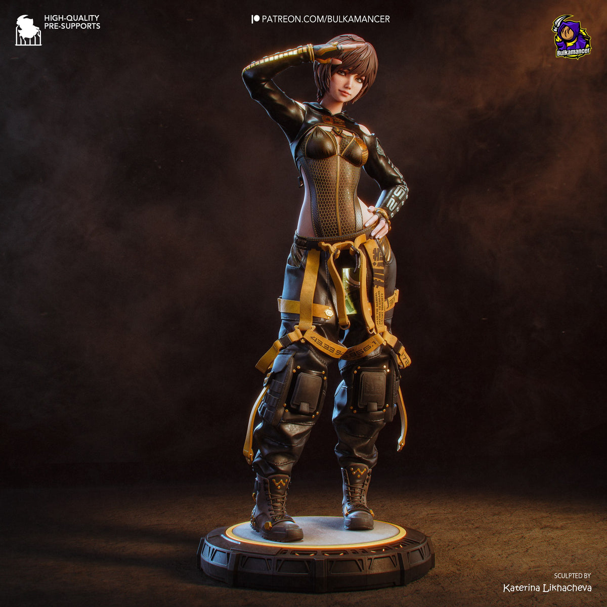 Lily Artemis II (Stellar Blade) resin figure by Bulkamancer — studio render 2