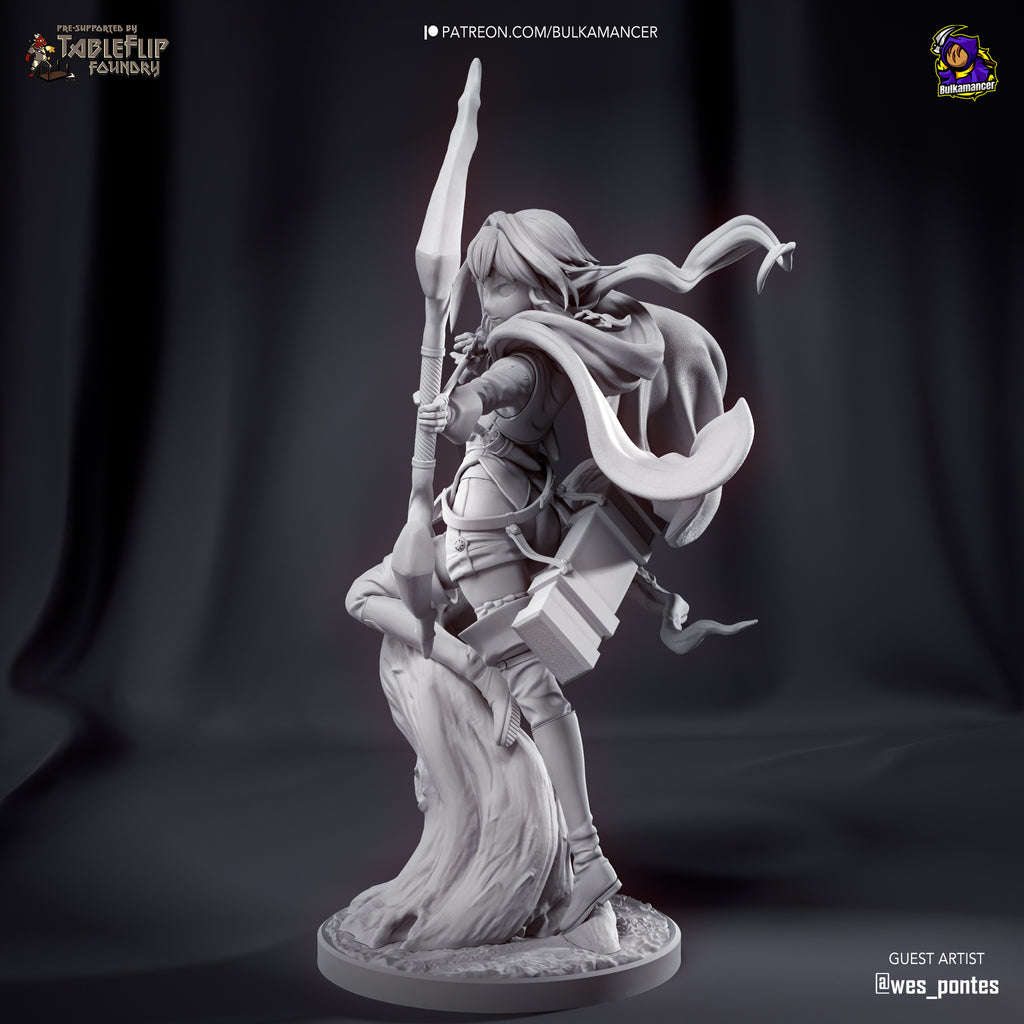 High-Elf Archer (Goblin Slayer) resin figure by Bulkamancer — studio render 11