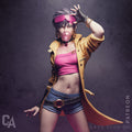 Jubilee Marvel resin figure by CA 3D Studios — studio preview 1