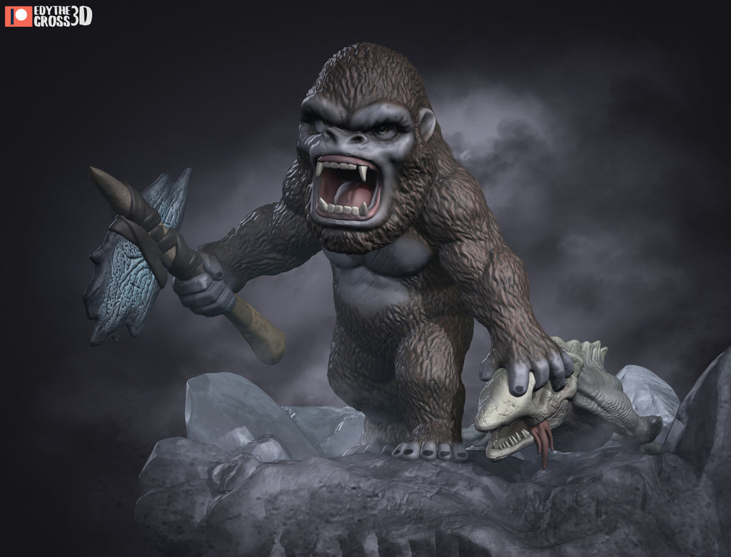 Kong and Godzilla — studio render 5
