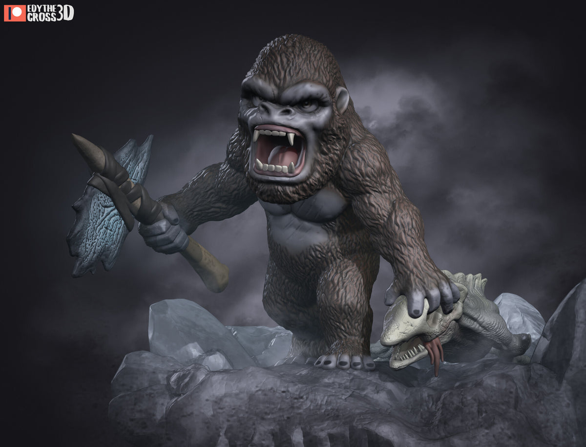 Kong and Godzilla — studio render 5