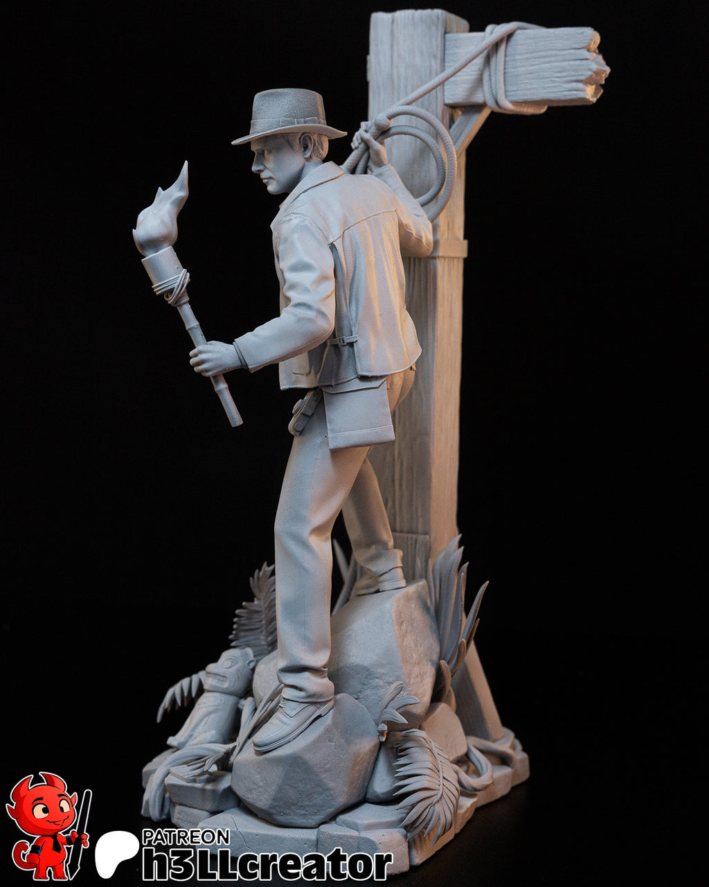Indiana Jones (Indiana Jones) resin figure by h3LLcreator — studio render 13