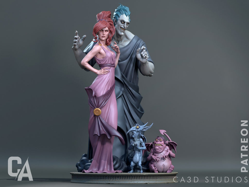 Hades Greek mythology Diorama resin figure by CA 3D Studios — studio preview 7
