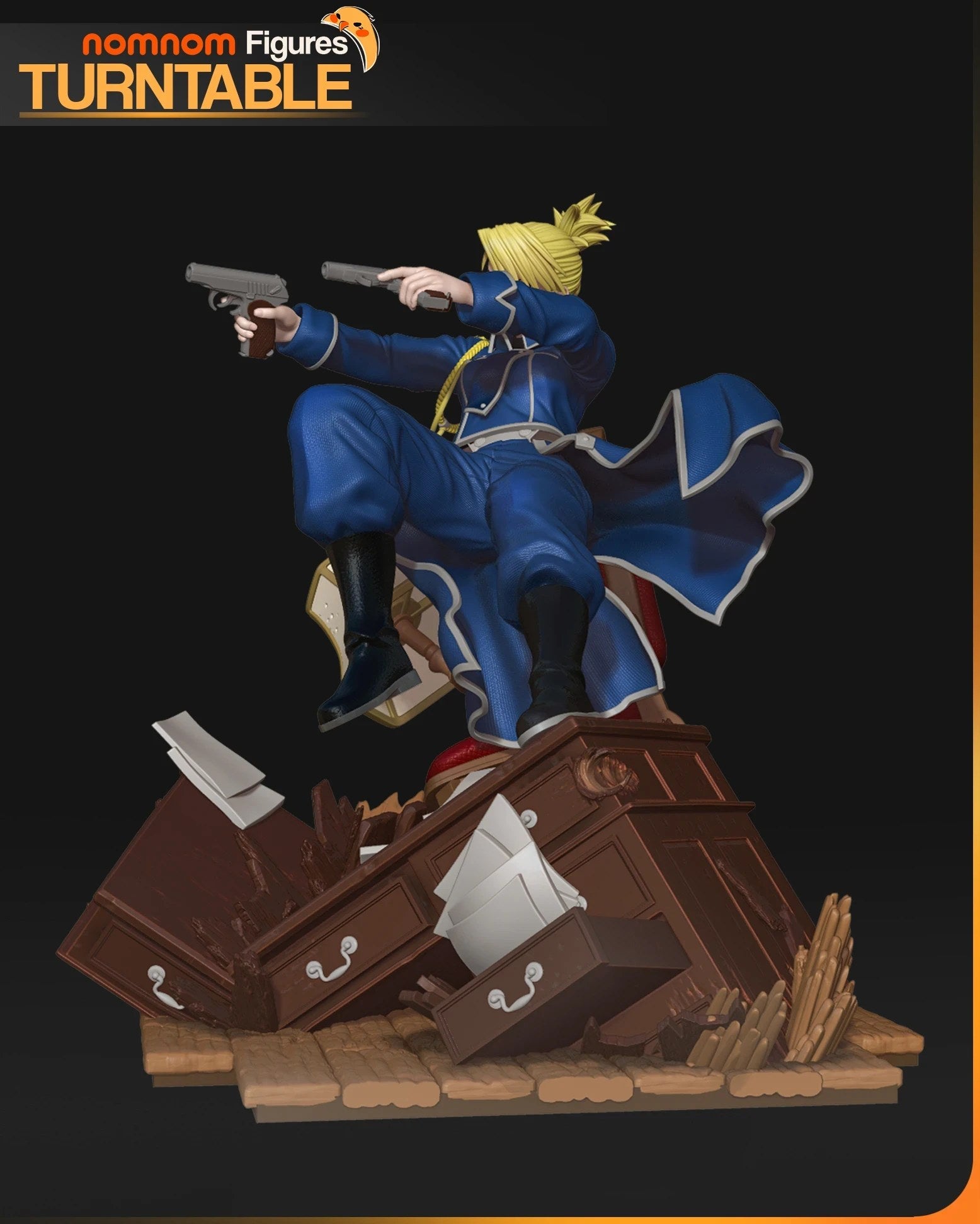 Riza Hawkeye Fullmetal Alchemist resin figure by NomNom Figures — studio preview 5