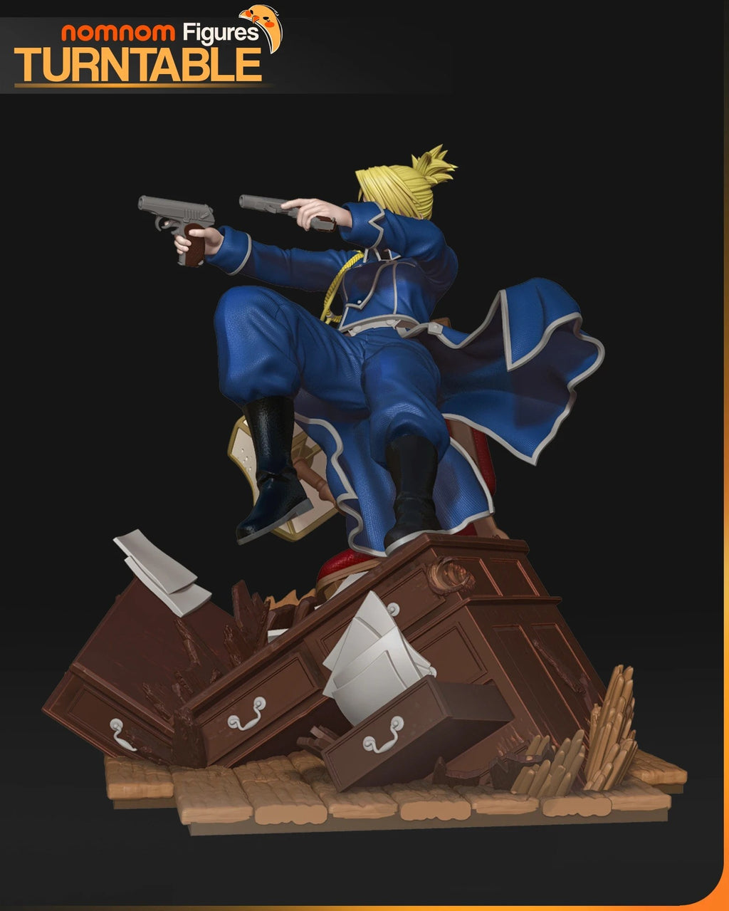 Riza Hawkeye Fullmetal Alchemist resin figure by NomNom Figures — studio preview 5