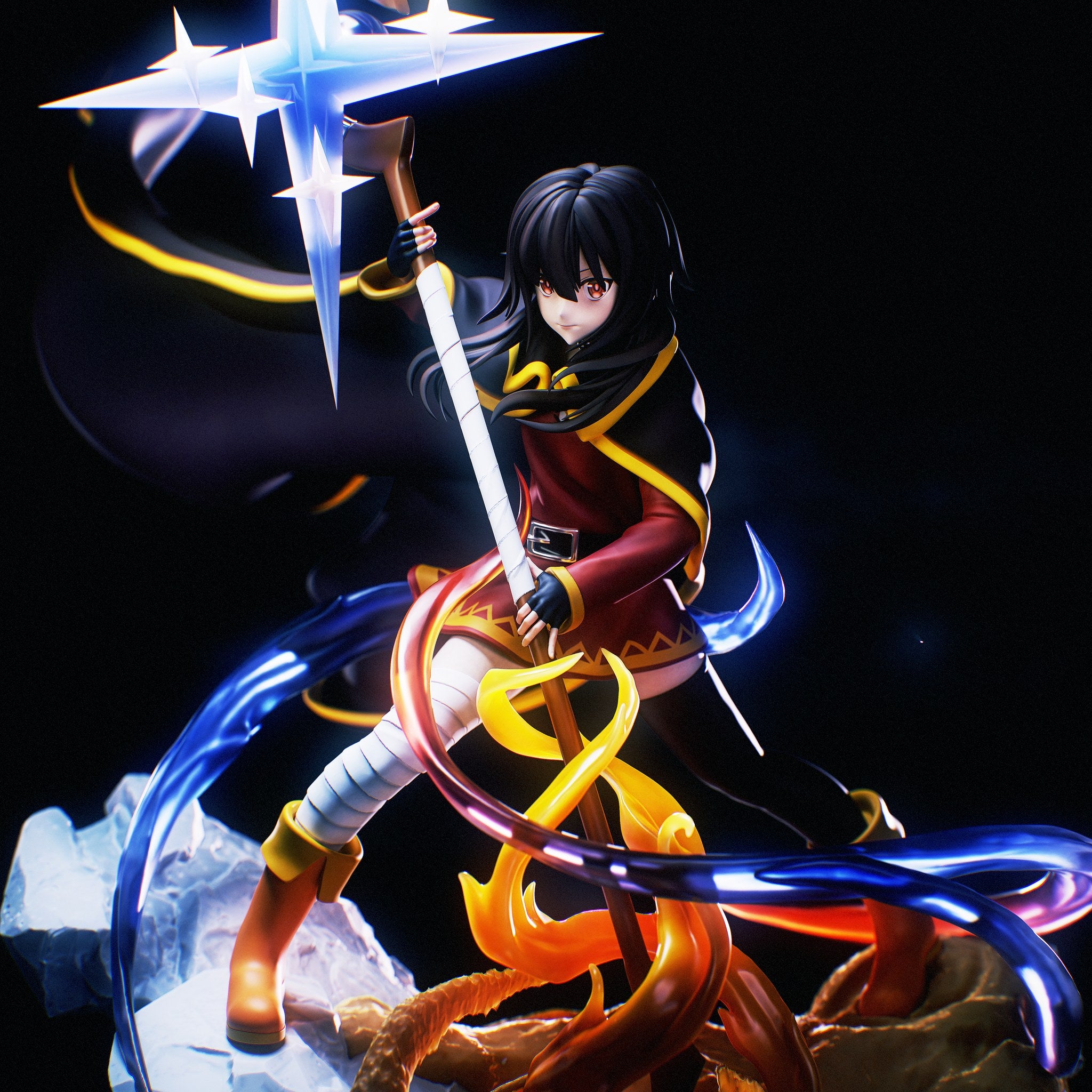Megumin (KonoSuba) resin figure by Tenshi Figures — studio render 4