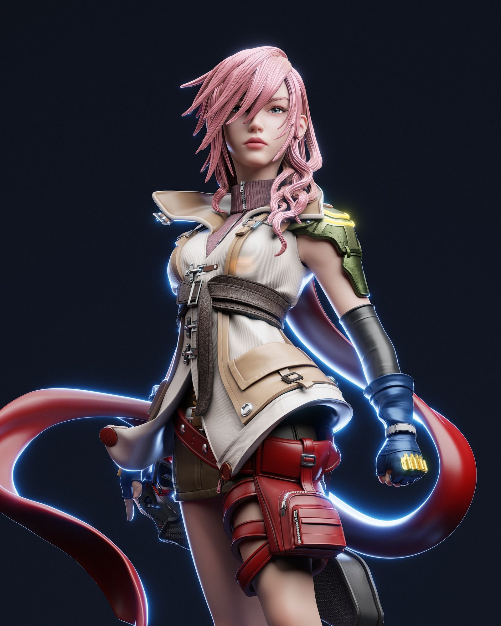 Lightning — studio render 3