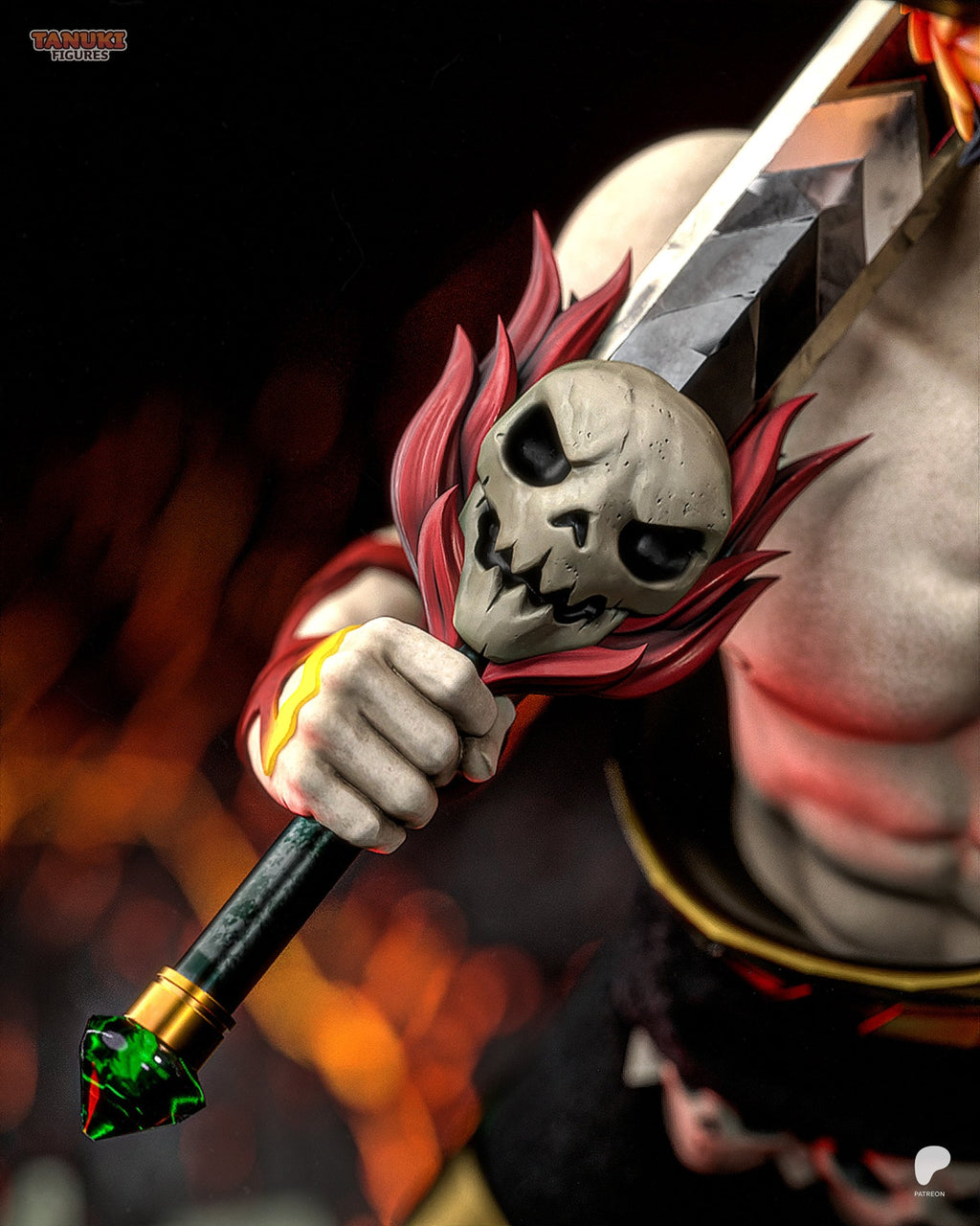 Zagreus (Hades) resin figure by Tanuki Figures — studio render 8