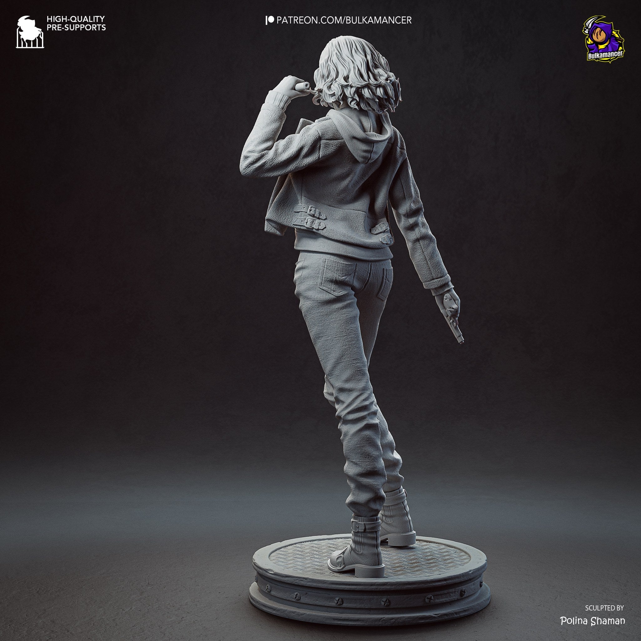 Grace Ashcroft (Resident Evil) resin figure by Bulkamancer — studio render 13