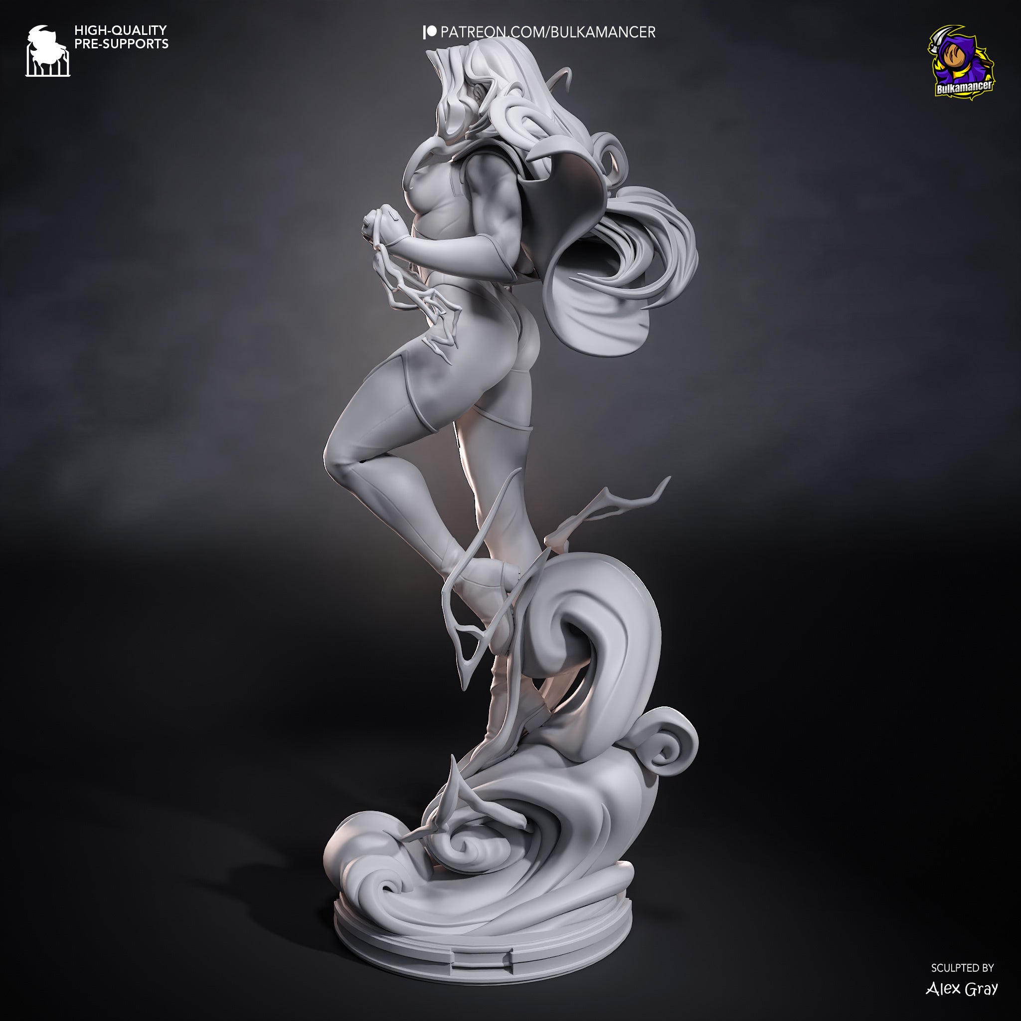 Blonde Blazer (Dispatch) resin figure by Bulkamancer — studio render 19