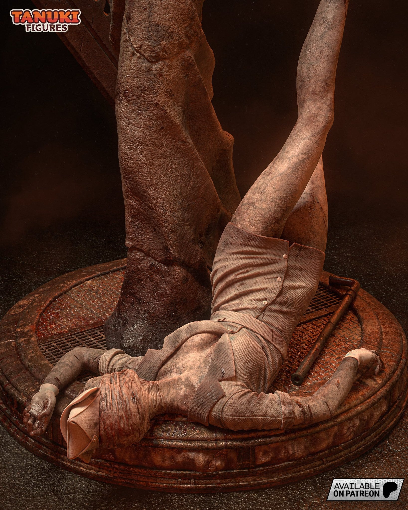 Pyramid Head (Silent Hill) resin figure by Tanuki Figures — studio render 5