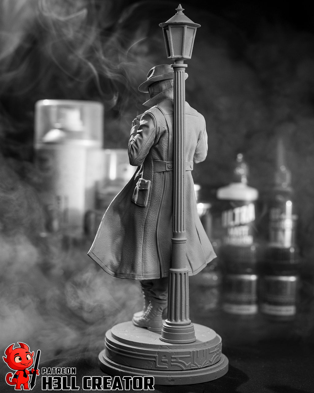 Spider-Man Noir (Marvel) resin figure by h3LLcreator — studio render 13