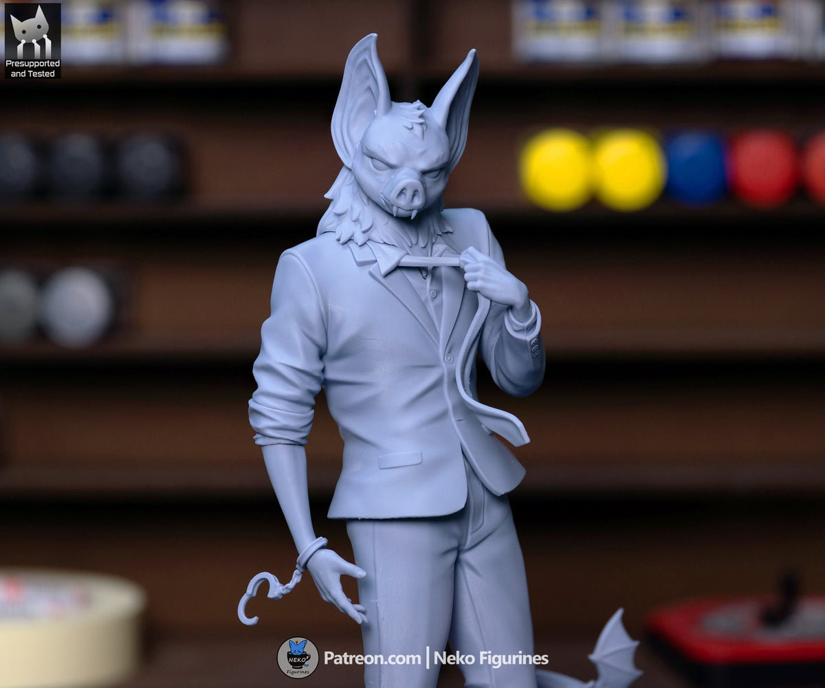 Sonar (Dispatch) resin figure by Neko Figurines — studio render 4