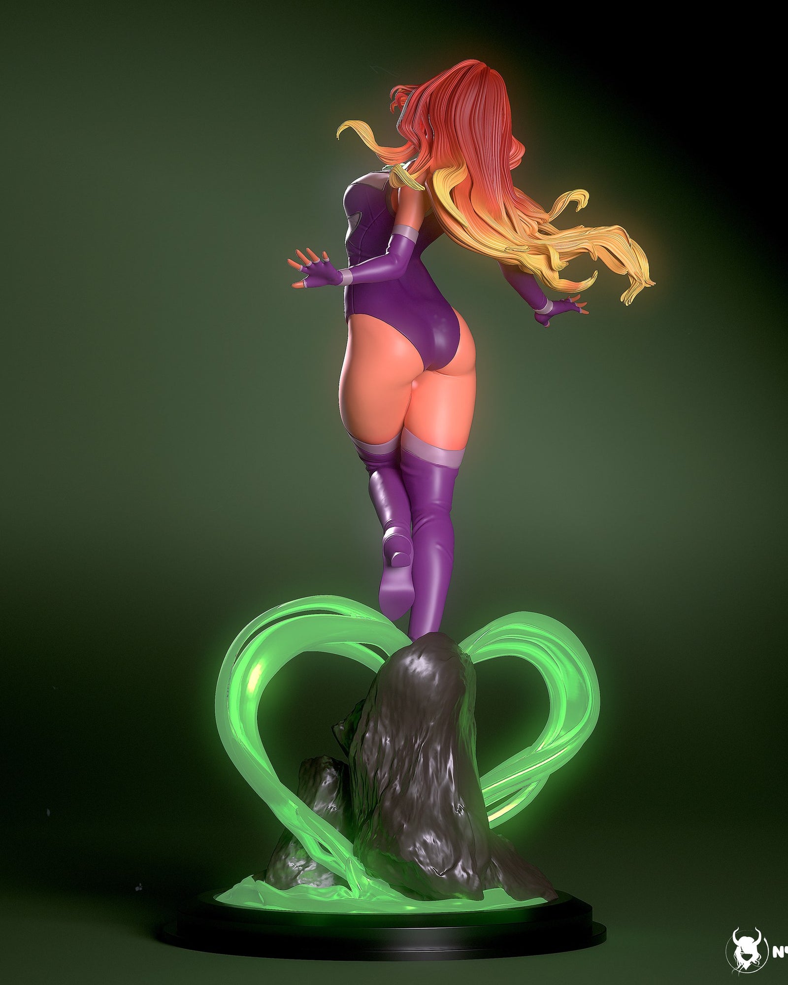 Starfire (DC Comics) resin figure by Nympha — studio render 4