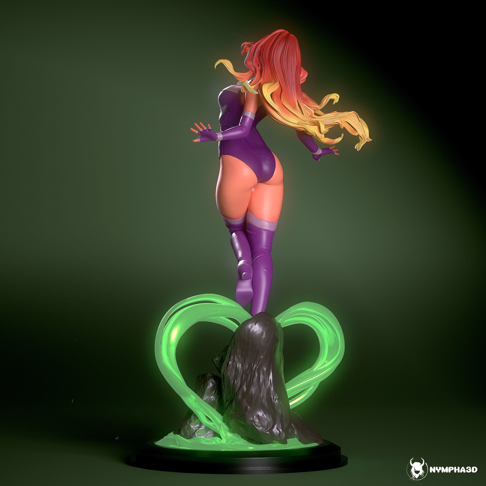 Starfire (DC Comics) resin figure by Nympha — studio render 4