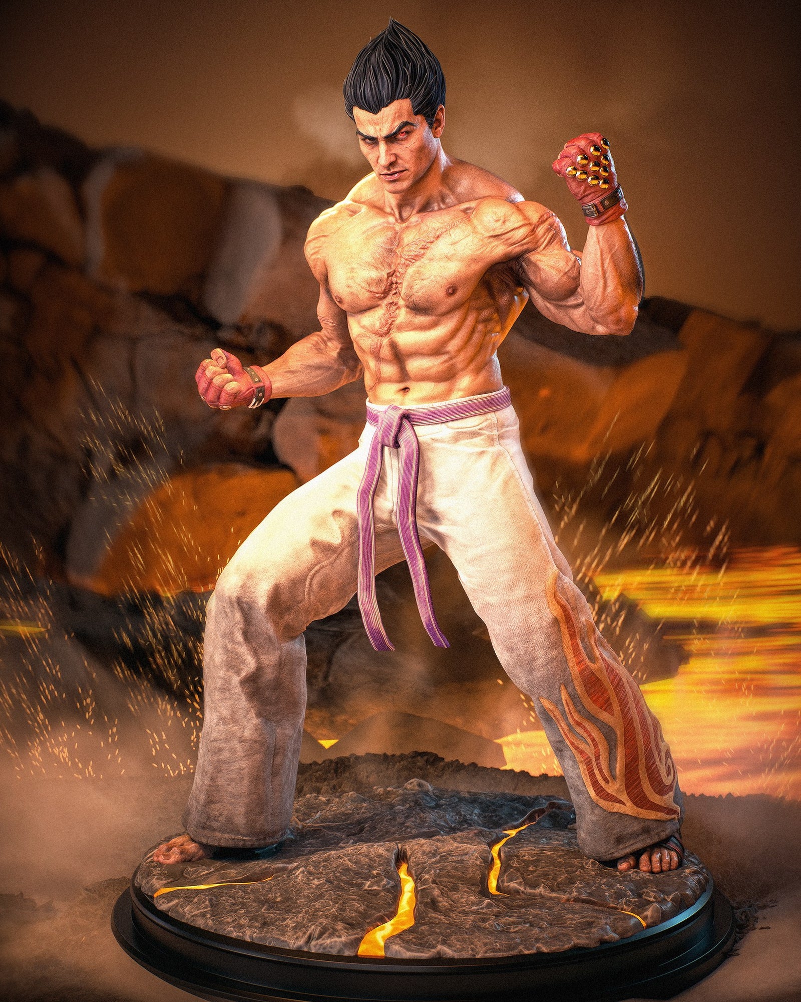 Kazuya Mishima — studio render 4